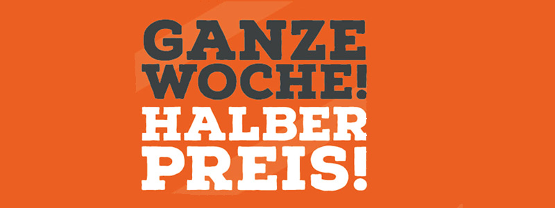 Halbpreisaktion bei Marktkauf – Ganze Woche, halber Preis!