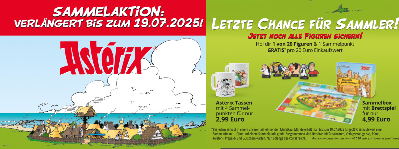 Asterix Endspurt: Wir verlängern bis 19.07.25 🥳