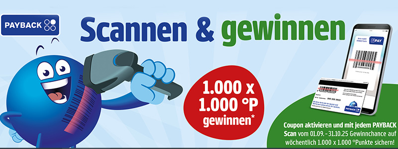 Payback: Scannen und Gewinnen