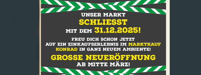 Wir schließen mit dem 31.12.2025